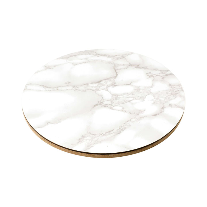 マーブルルックラウンドプレートW