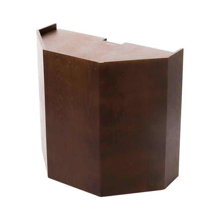 変形6角形シェルフ DBR