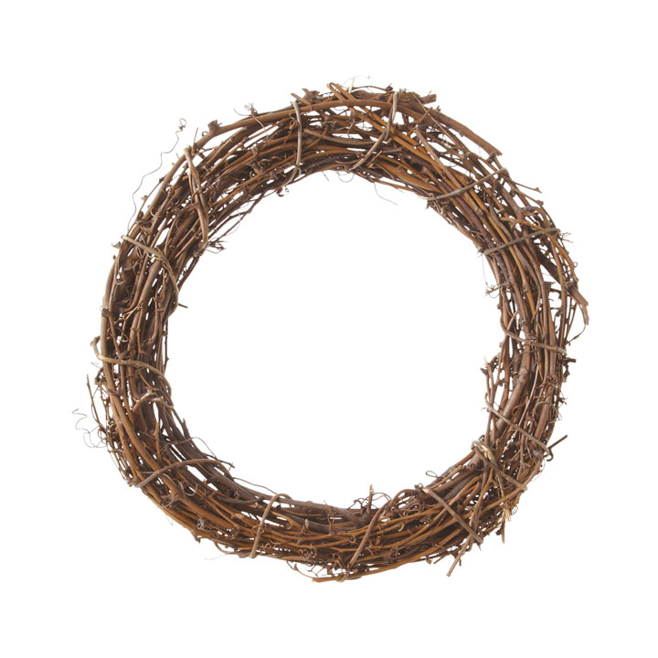 30cmナチュラルラタンリース