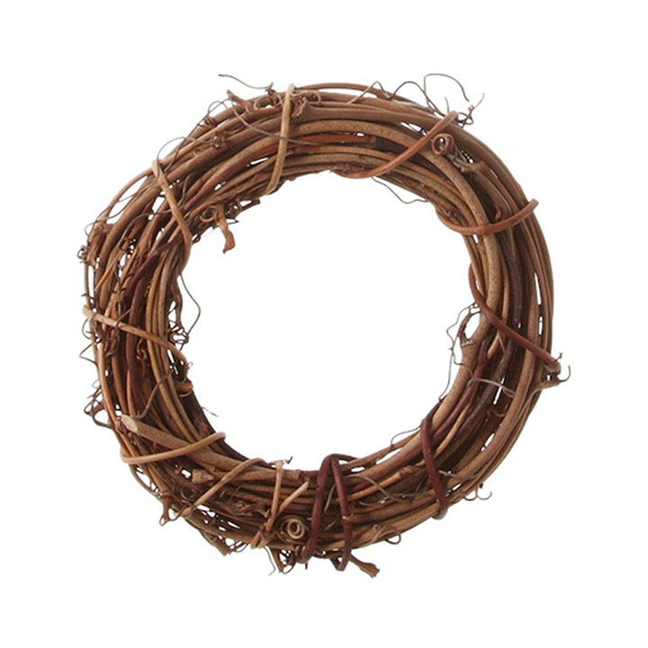 10cmナチュラルラタンリース 6P