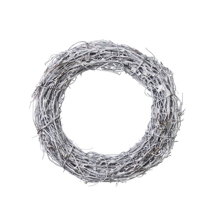 ホワイトナチュラルリース 直径15cm