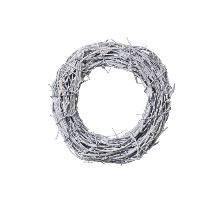 ホワイトナチュラルリース 6P 直径10cm