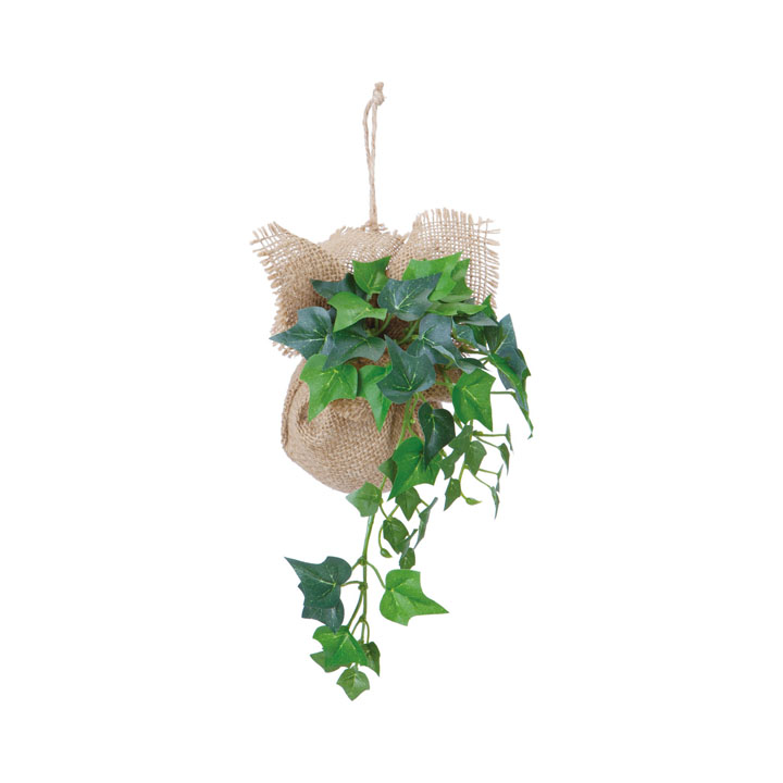 バーラップアイビーハンガー