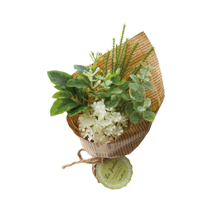 ハーブスノーボールブーケ