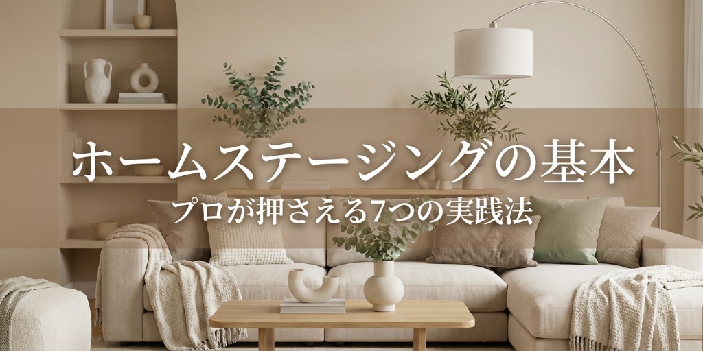 ホームステージングの基本 | プロが押さえる7つの実践法